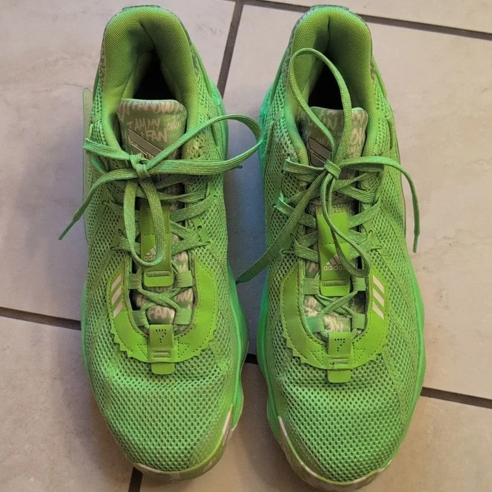 Adidas Dame 7 Shoes Sneaker 11.5 Basketball GCA I Am My Own Fan Solar Green